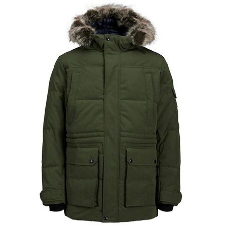 Jack & Jones JJSUPER Parka in Grün für 45,94€ (statt 60€)