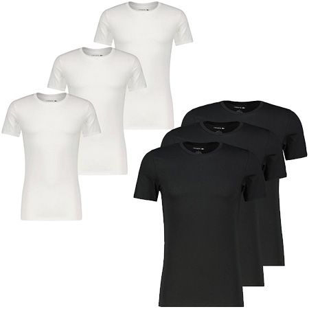 3er-Pack Lacoste Unterhemden in 2 Farben für je 37,95€ (statt 43€)