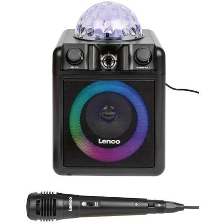Lenco PA 051 Karaoke Set mit Discokugel für 35,94€ (statt 70€)