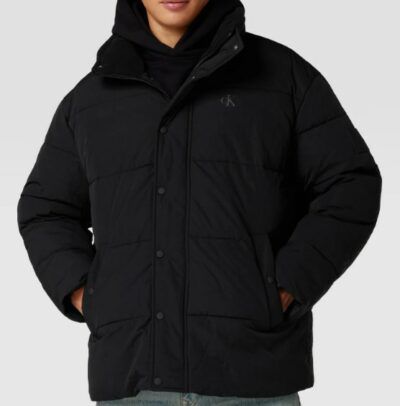 Calvin Klein Badge Puffer Jacket in Schwarz & Braun für 84,99€ (statt 140€) S bis L