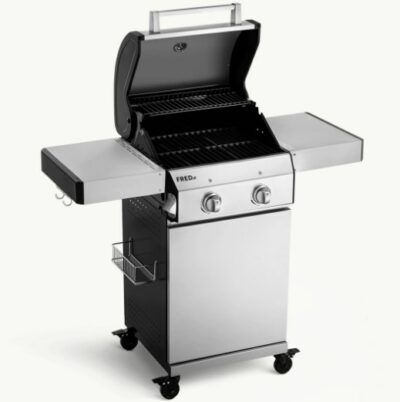 Burnhard 2 Brenner Gasgrill Fred Jr Basic inkl. Abdeckhaube für 299,25€ (statt 404€)