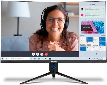 Medion AKOYA P53206 31,5 Zoll Curved Monitor für 232,94€ (statt 280€)