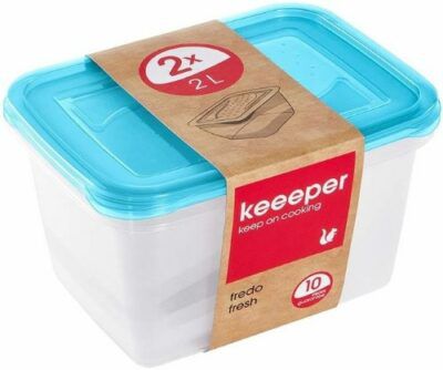 keeeper Frischhaltedosenset 2 teilig, 6 x 2L für 5,10€ (statt 12€)   Prime