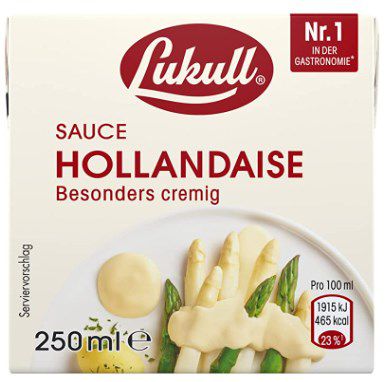 12 x 250ml Lukull Sauce Hollandaise für 25,39€ (statt 30€)