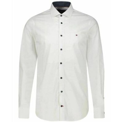 Tommy Hilfiger Hemd Stretch Solid Poplin in Slim Fit für 80,36€ (statt 90€)