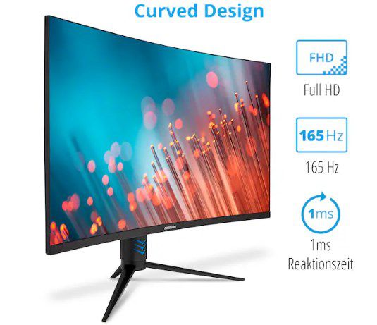 Medion AKOYA P53206 31,5 Zoll Curved Monitor für 232,94€ (statt 280€)