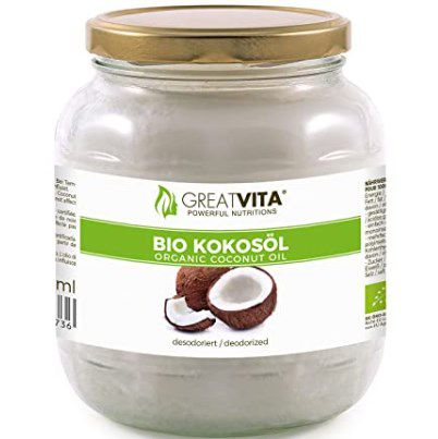 1 Liter GreatVita Bio Kokosöl &#8211; Geschmacksneutral (desodoriert) ab 8,24€ (statt 11€)