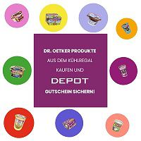 Kauf DR. OETKER Produkte und erhalte einen Depot-Gutschein