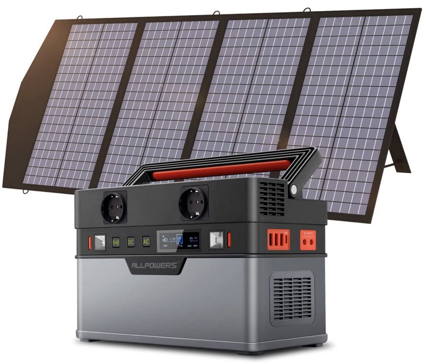 ALLPOWERS S700 Powerstation (606Wh) + 140W Solarpanel für 539,99€ (statt 667€)