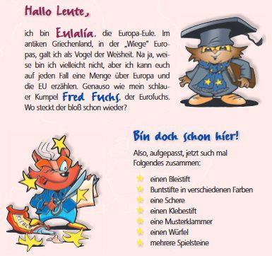 Kinder   Mal  & Rätselbuch Europa kinderleicht gratis