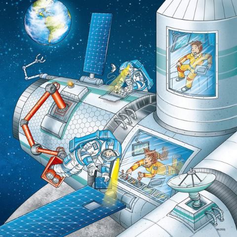 Ravensburger Auf Weltraummission Kinderpuzzle für 5€ (statt 12€)   Prime