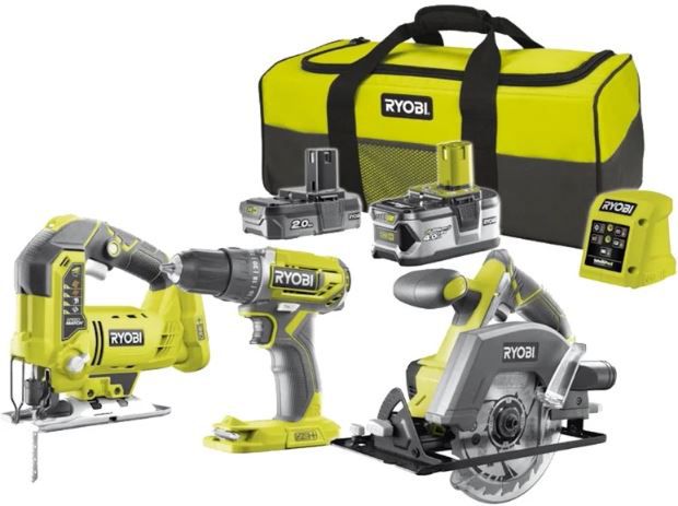 Ryobi ONE+ R18DDJSCSP 242S Akku Combo Set für 224,89€ (statt 300€)