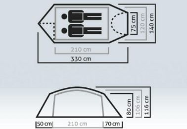 Salewa Sierra Leone II Zelt für 2 Personen für 173€ (statt 219€)