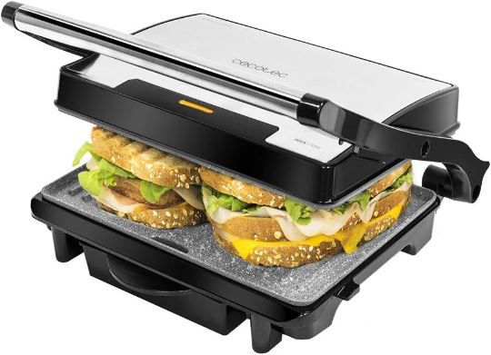 Cecotec RocknGrill 1500 Rapid Kontaktgrill, 1.500W für 21,90€ (statt 30€)