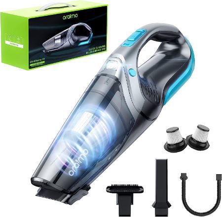 Oraimo Akku Handstaubsauger mit 7.500PA & Zubehör für 34,99€ (statt 60€)