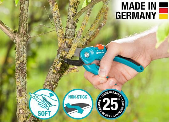 Gardena Stabile Rebenschere mit Amboss Schneide für 12,90€ (statt 16€)