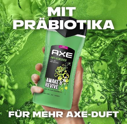 Axe Anti Hangover 3 in 1 Duschgel & Shampoo ab 1,65€ (statt 2,49€)