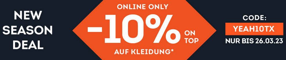 SportScheck New Season Sale + 10% Extra   z.B. Ellesse, Nike, adidas u.v.m.