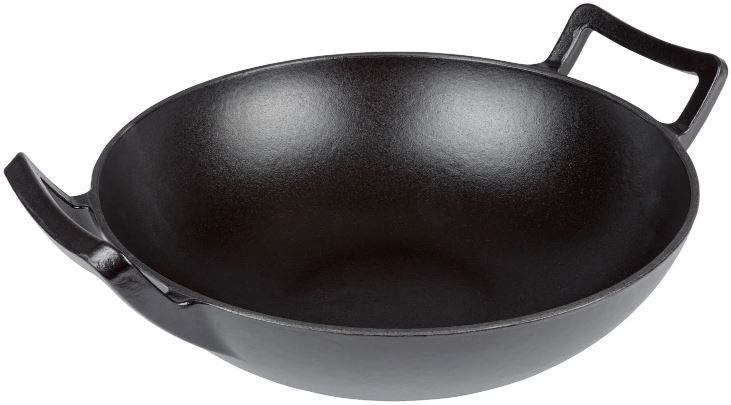 Grillmeister Gusseisen Wok, 31,5cm für 23,94€ (statt 31€)