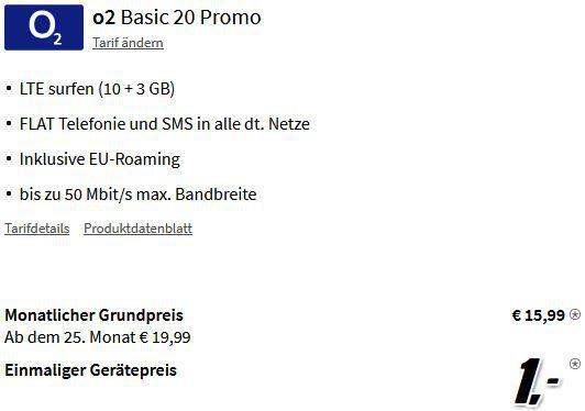 Google Pixel 6a für 1€ + o2 Allnet Flat mit 13GB LTE für 15,99€ mtl.