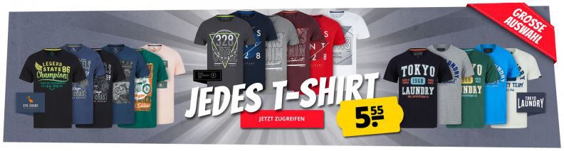 SportSpar T Shirt Sale   nur 5,55€ pro Shirt   Ab 50€ VSK Frei!