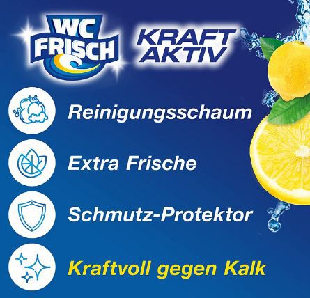 4x WC Frisch Gel Lemon je 750ml ab 5,74€ (statt 7€)