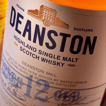 Deanston Single Malt Scotch Whisky, 12 Jahre, 0.7l, 46,3% für 31,19€ (statt 43€)