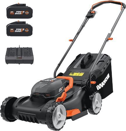 Worx WG743E Akku Rasenmäher 40V inkl. Akkus + Ladegerät für 305€ (statt 350€)