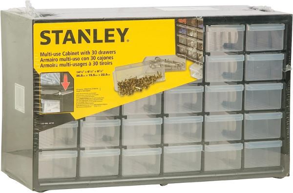 Stanley Kleinteilemagazin mit 30 Schubladen für 13,39€ (statt 18€)   Prime