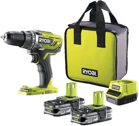 Ryobi 18V ONE+ Akku Bohrschrauber + 2 Akkus + Ladegerät für 99€ (statt 130€)