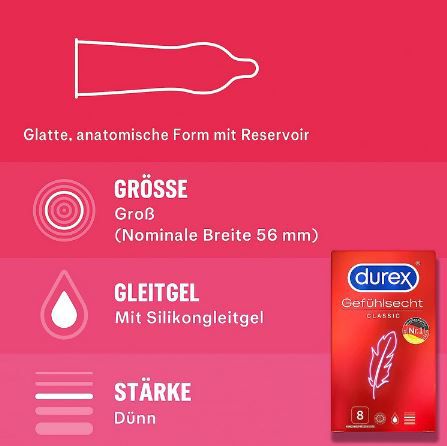 3er Pack Durex Größen Probierset für 0,86€   Prime Sparabo