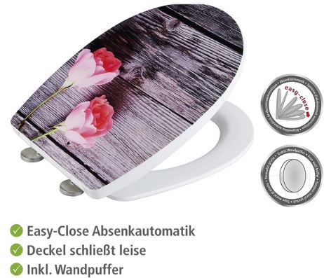 Wenko WC Sitz in 3 Designs mit Absenkautomatik für je 24,99€ (statt 33€)