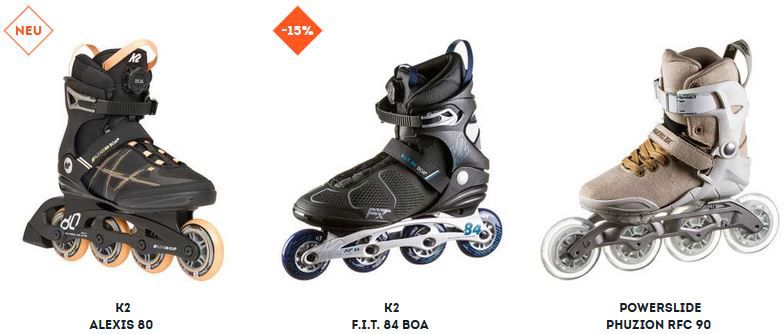 SportScheck: Inlineskates Sale mit 15% Rabatt + 20% Extra