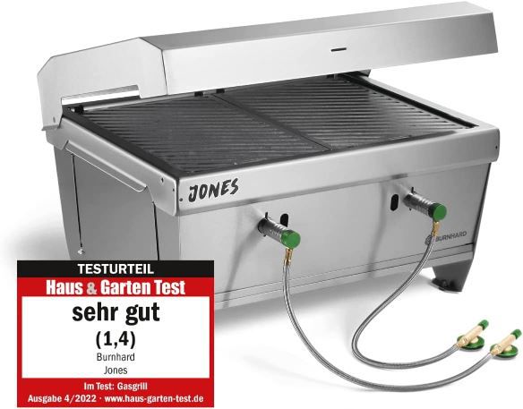 Burnhard Jones Klappgrill mit 2 Brenner für 203,23€ (statt 299€)