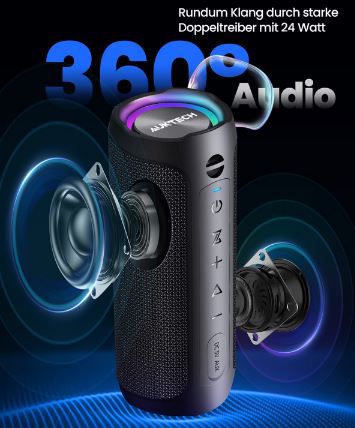 Auktech T217 Bluetooth Lautsprecher mit 24W für 39,99€ (statt 150€)