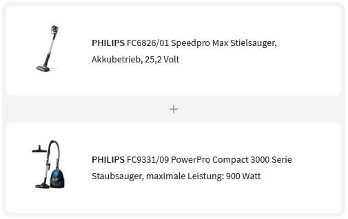Philips FC6826/01 Speedpro Max + Philips FC9331/09 für 299€ (statt 420€)
