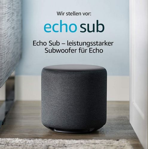 Amazon Echo Sub   Subwoofer für Echo für 97,49€ (statt 130€)