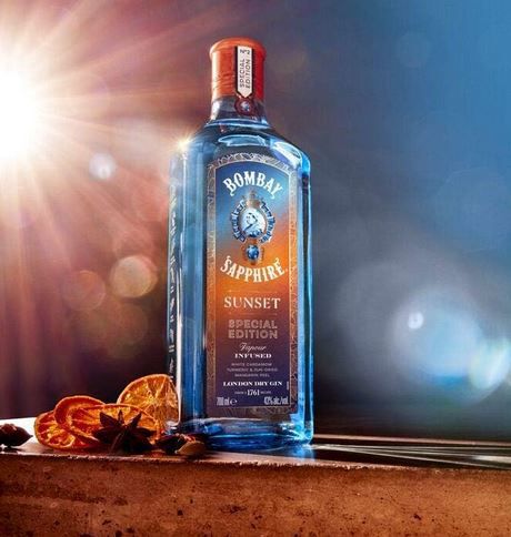 Bombay Sapphire Sunset Special Edition Gin, 0.5l für 16,09€ (statt 23€)