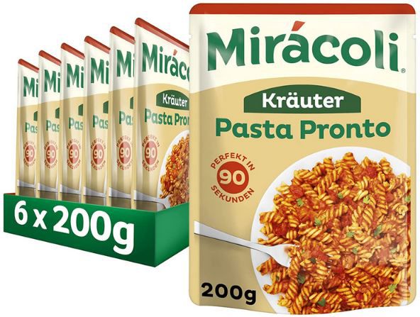 6x Miracoli Pasta Pronto Kräuter (je 200g) ab 6,93€ (statt 14€)