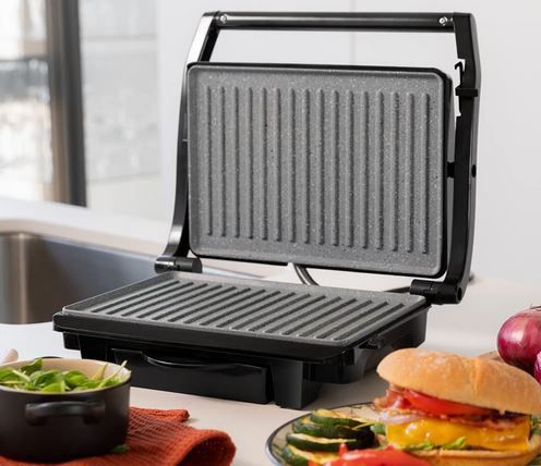 Cecotec Rockn Grill Dark Kontaktgrill, 1.000W für 23,90€ (statt 48€)   Prime