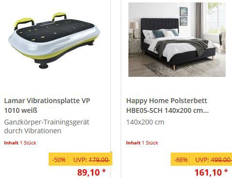 Norma24 Mittwochsknaller mit 30% Extra Rabatt   z.B. Lamar HT 30 Heimtrainer für 67,32€ (statt 99€)