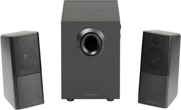 vivanco Advanced 2.1 Lautsprecher Set mit Subwoofer für 14,99€ (statt 30€)