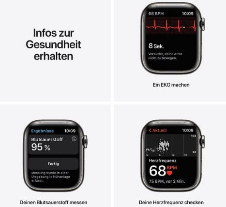 Apple Watch Series 7, GPS + Cellular, 41mm für 529€ (statt 599€)