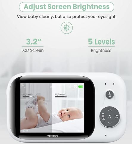 Yoton YB02 Babyphone mit Kamera und Audio für 45,49€ (statt 65€)