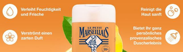 2er Pack Le Petit Marseillais Duschgel, je 400ml ab 5€ (statt 10€)   Prime
