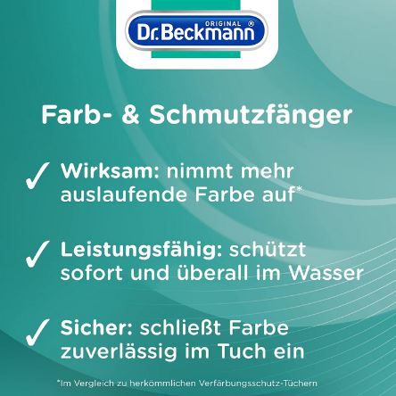 100er Pack Dr. Beckmann Farb  und Schmutzfänger XXL ab 5,64€ (statt 8€)   Prime
