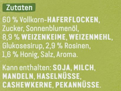 7er Pack Dr. Oetker Vitalis Knuspermüsli klassisch, 600g ab 18€ (statt 22€)