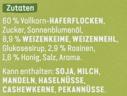 7er Pack Dr. Oetker Vitalis Knuspermüsli klassisch, 600g ab 18€ (statt 22€)