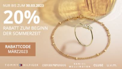 Christ: 20% Rabatt zum Weltglückstag   z.B. Emporio Armani Herrenuhr für 138,94€ (statt 170€)