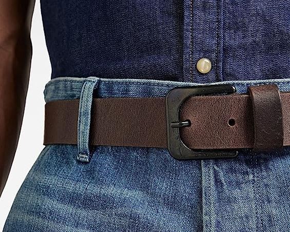 G Star Zed Belt Herren Ledergürtel für 20,99€ (statt 28€)   Prime